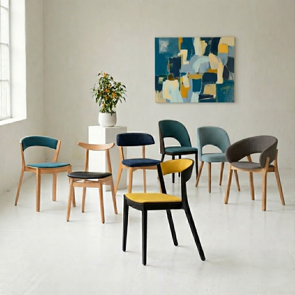 120 krzeseł na ekspozycji