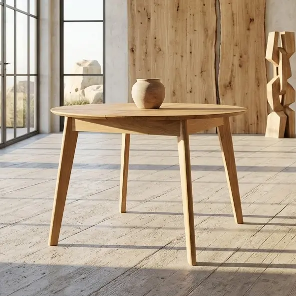 Stół lity dębowy rozkładany Kaldo