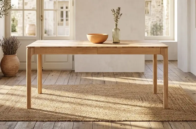 Stół LUNO - lity dębowy