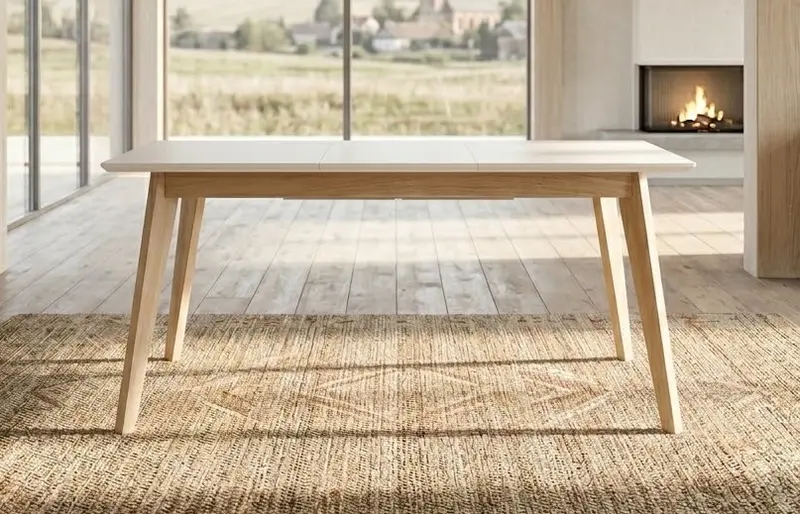 Stół rozkładany Axis - lity dąb